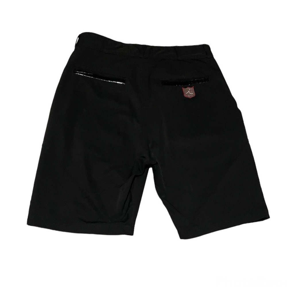 Iliac | Golf Athletic Leather Trim Shorts